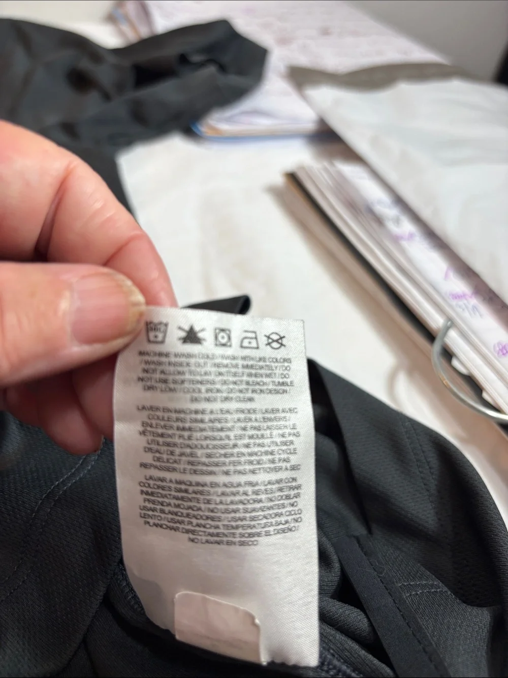 Jordan Black Charlotte Hornets Polo with White Jumpman. 0189